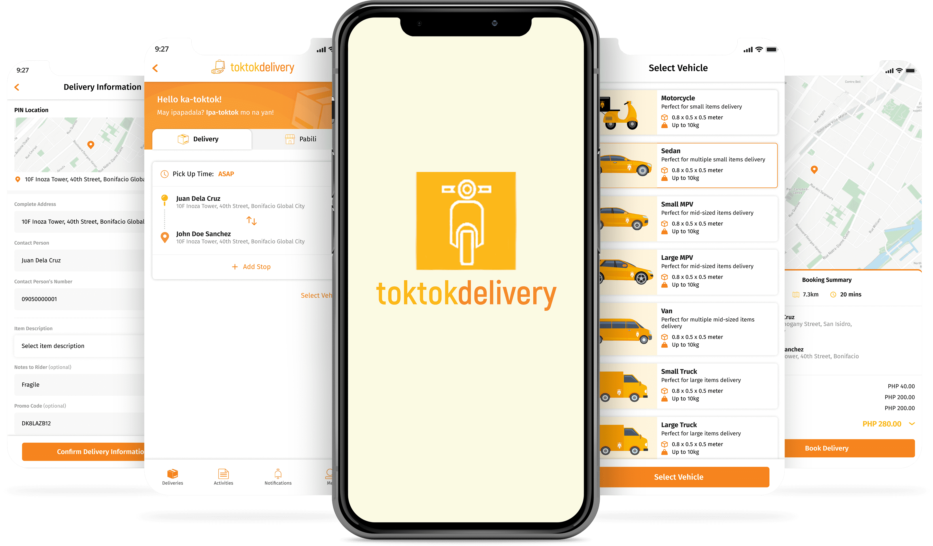 totkok delivery mockup